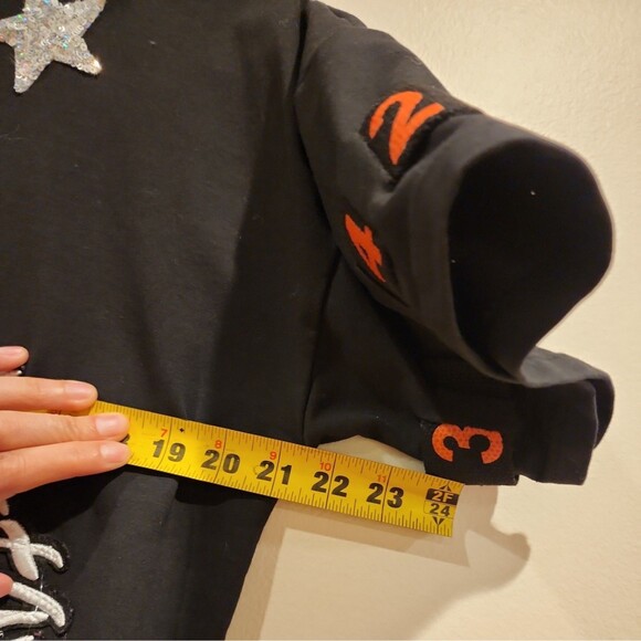 abo abbandono Sequin Embellished Tunic Shirt Dress Stitch  M/L Punk Style Fun - Picture 8 of 11